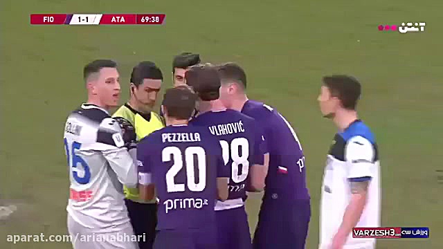 خلاصه بازی فیورنتینا  آتالانتا