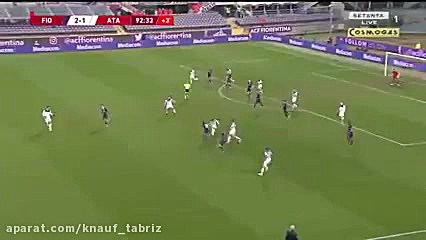 خلاصه بازی فیورنتینا ۲  ۱ آتلا...