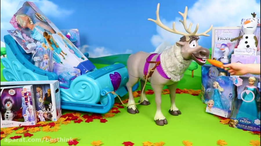 بازی با اسباب بازی های فروزن 2...