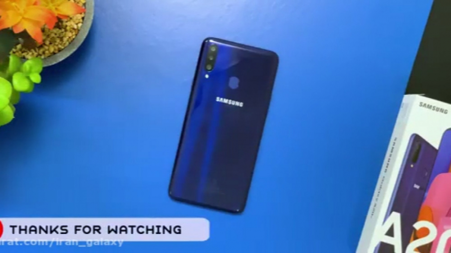 جعبه گشایی سامسونگ A20s با دور...