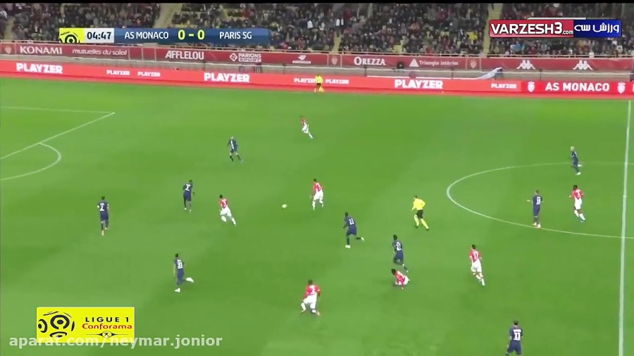 خلاصه بازی پاریسن ژرمن با مونا...