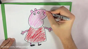 آموزش نقاشی پپا پیگ (peppa pig...