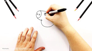 آموزش نقاشی پپا پیگ (peppa pig...