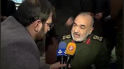 صحبت های فرمانده سپاه پس از نم...