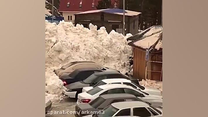 قدرت تخریب وحشتناک ریزش بهمن ا...