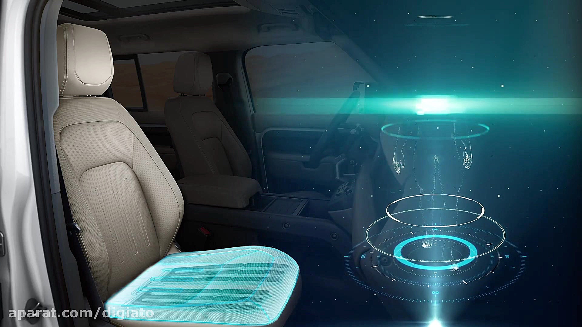 صندلی های پیشرفته جگوار لندرور