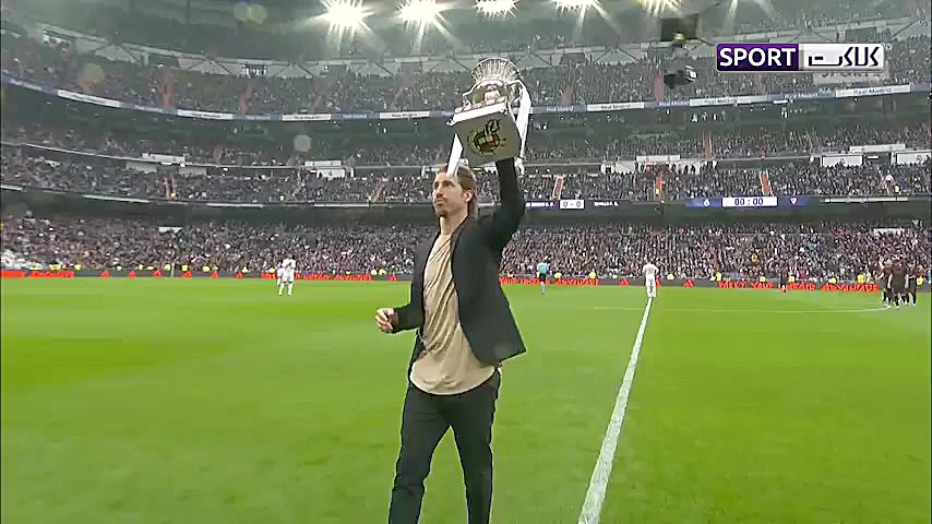 رونمایی از جام سوپرکاپ رئال ما...