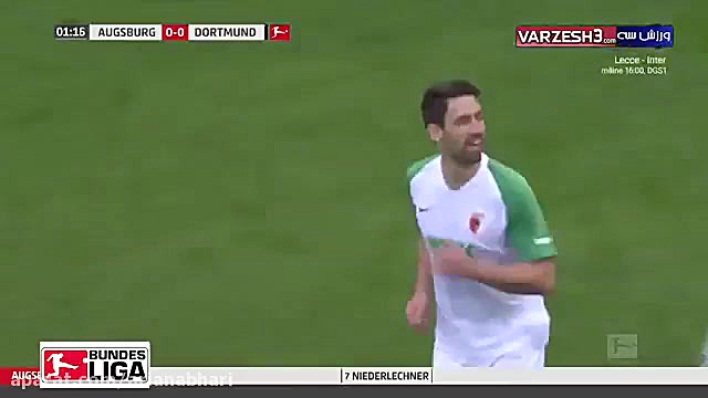 خلاصه بازی آگزبورگ  دورتموند (...