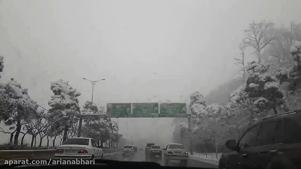 تایم لپس اتوبان چمران شمال در...