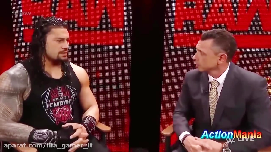 درگیری رومن رینز و برون استروم...