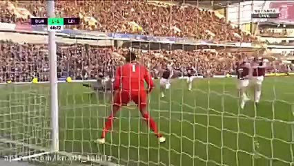 خلاصه بازی برنلی 2  1 لستر سیت...