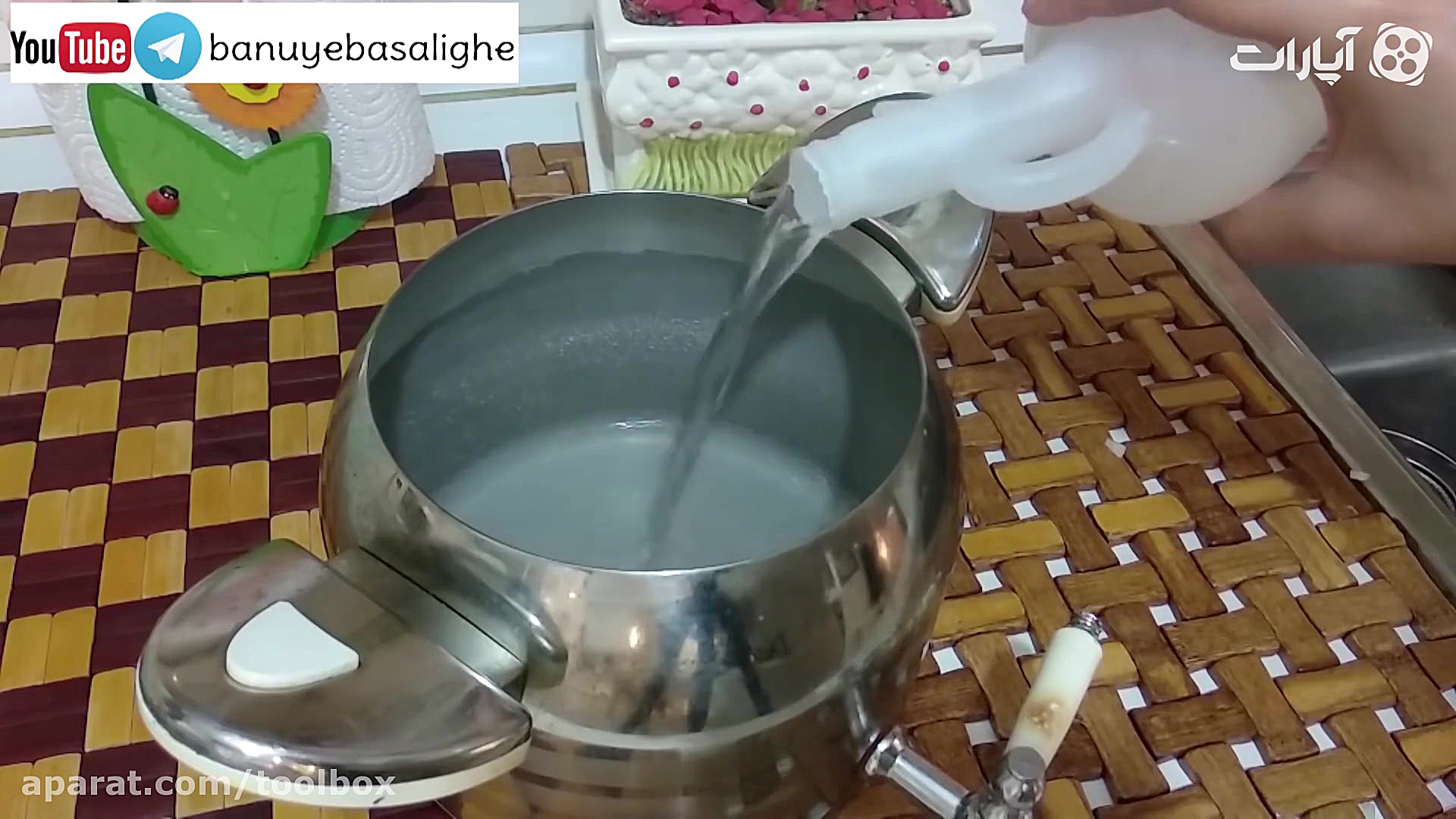 از بین بردن رسوب کتری و سماور