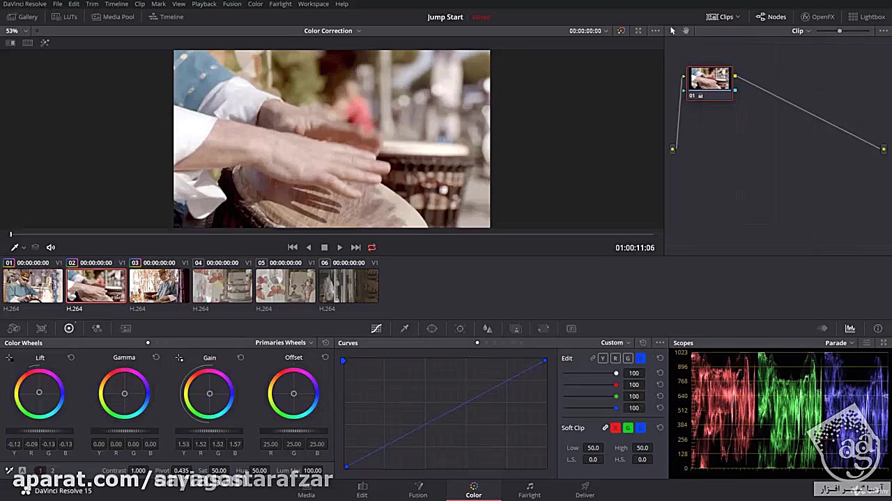آموزش اصلاح رنگ و درجه بندی رن...