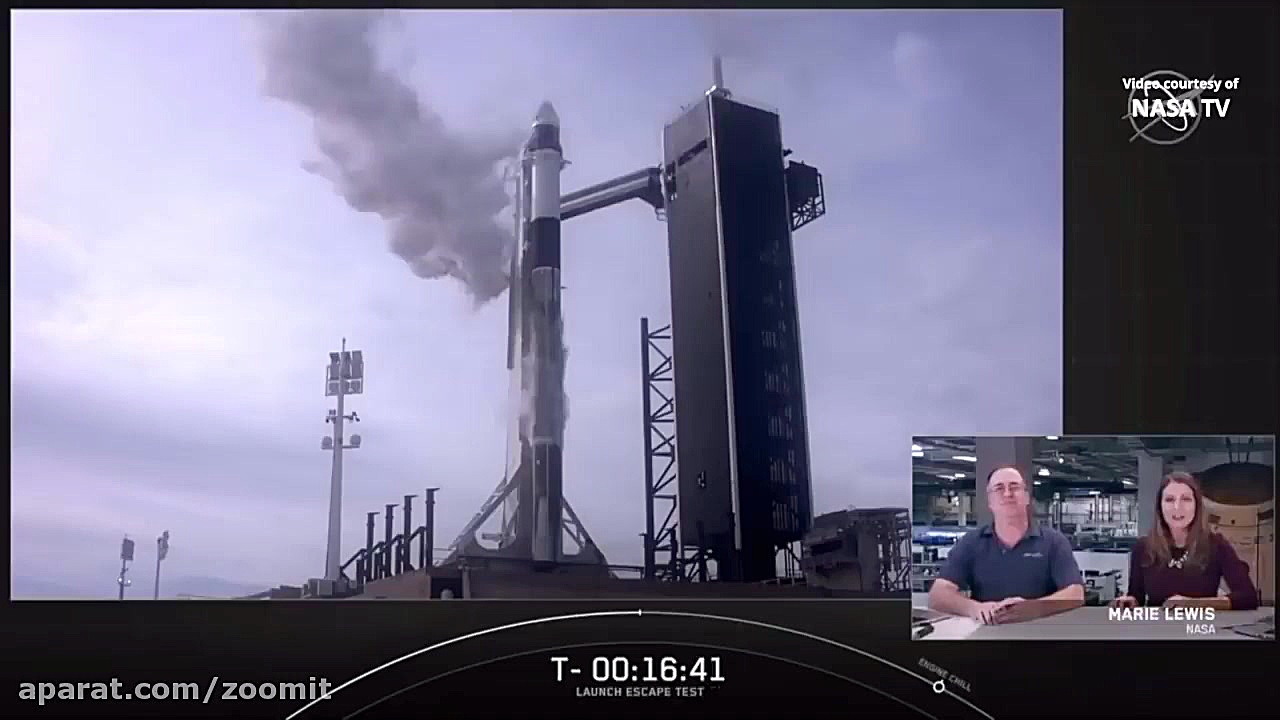 آزمایش سامانه فرار اضطراری فضا...