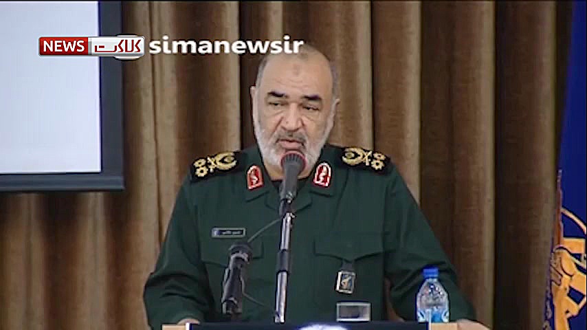 بغض سردار سلامی در غم سپهبد سل...