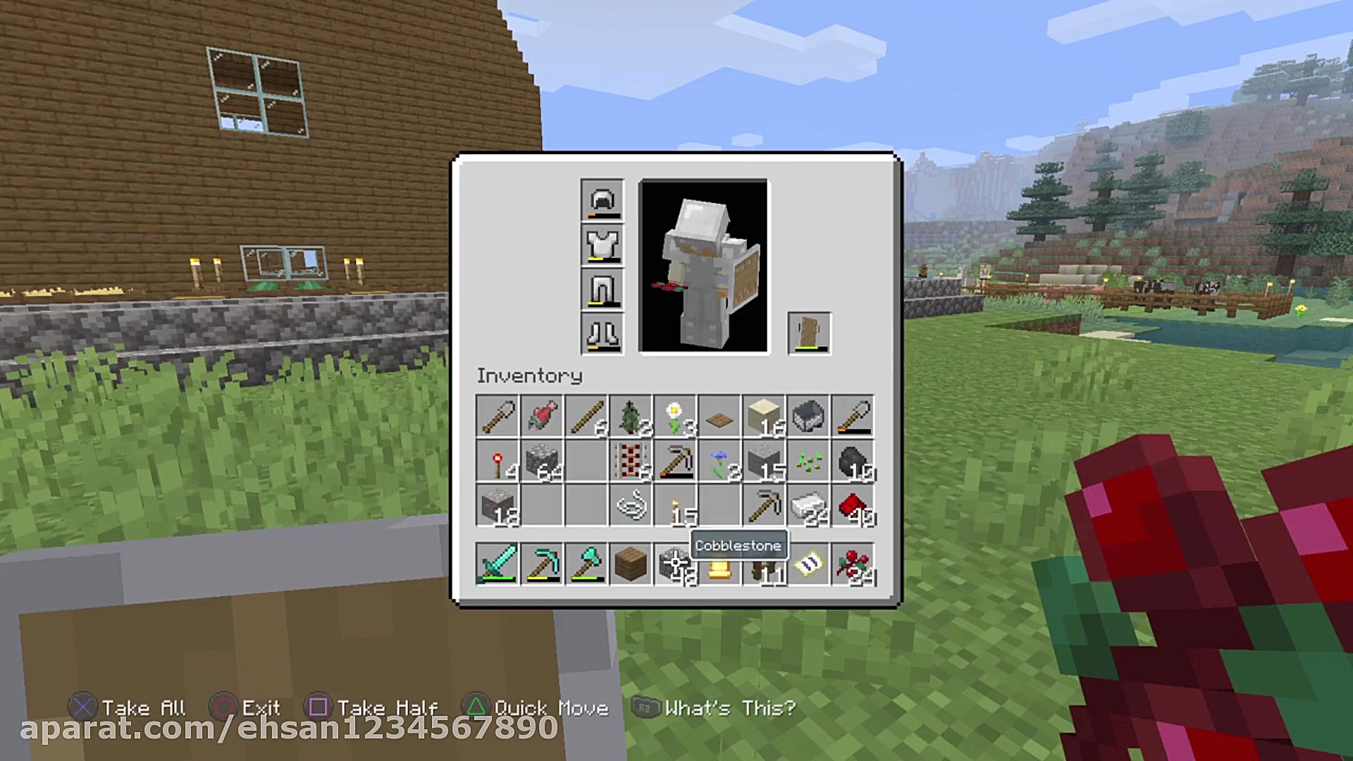 گیم پلی از بازی ماین کرافت سرو...