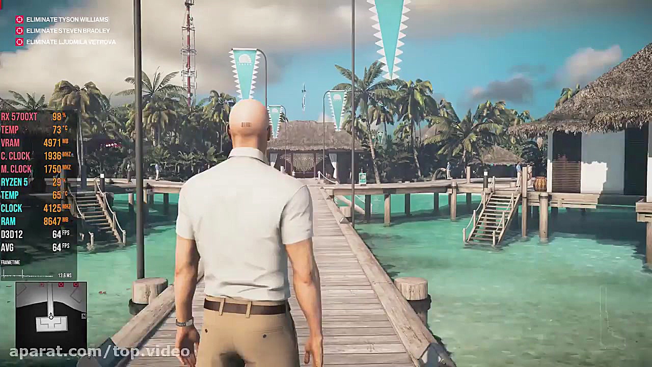 تست کارت گرافیک RX 5700XT با ر...