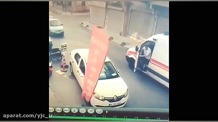 لایی کشی راننده آمبولانس در خی...