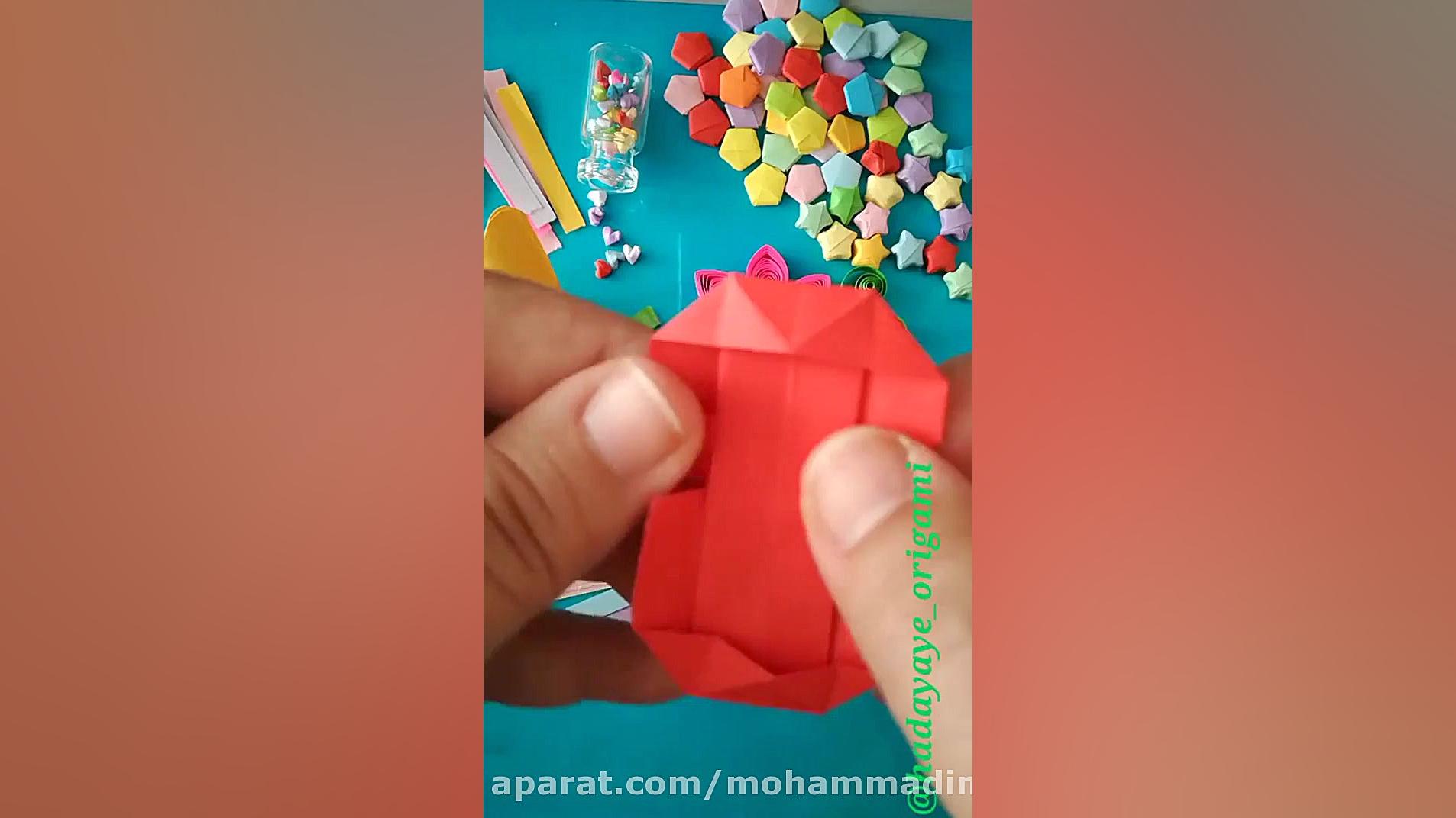 آموزش ساخت اوریگامی اوریگامی ج...