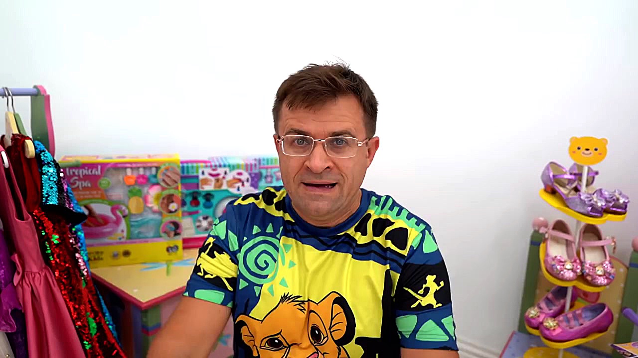 دیانا میخاد با بابایی ادابازی...