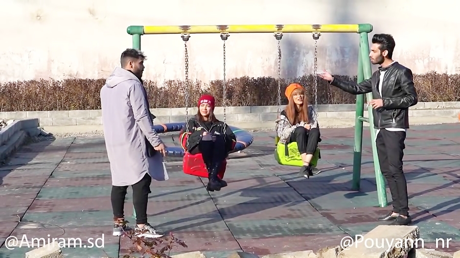 دوربین مخفی و شوخی با دخترا