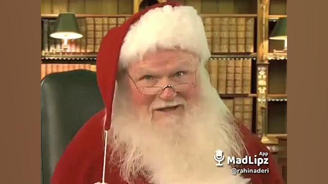 تبریک گفتن کریسمس بابانوئل به...