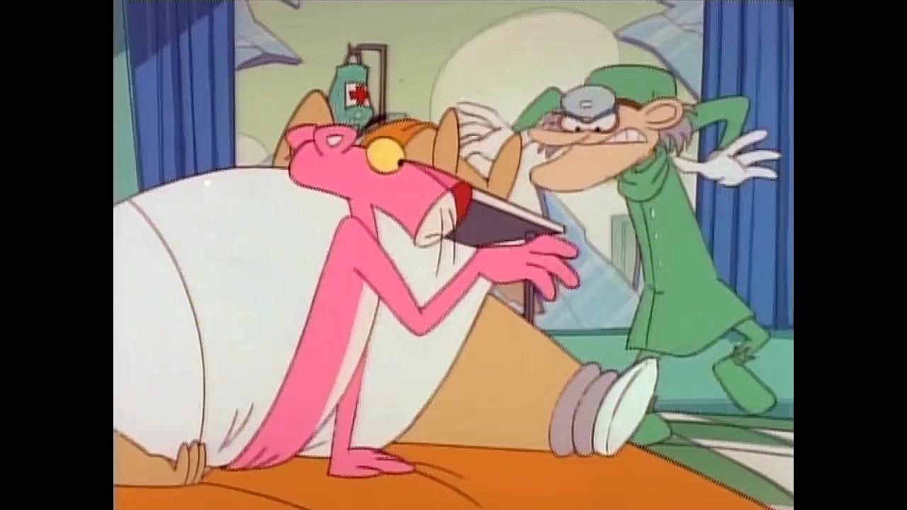 کارتون پلنگ صورتی  1398