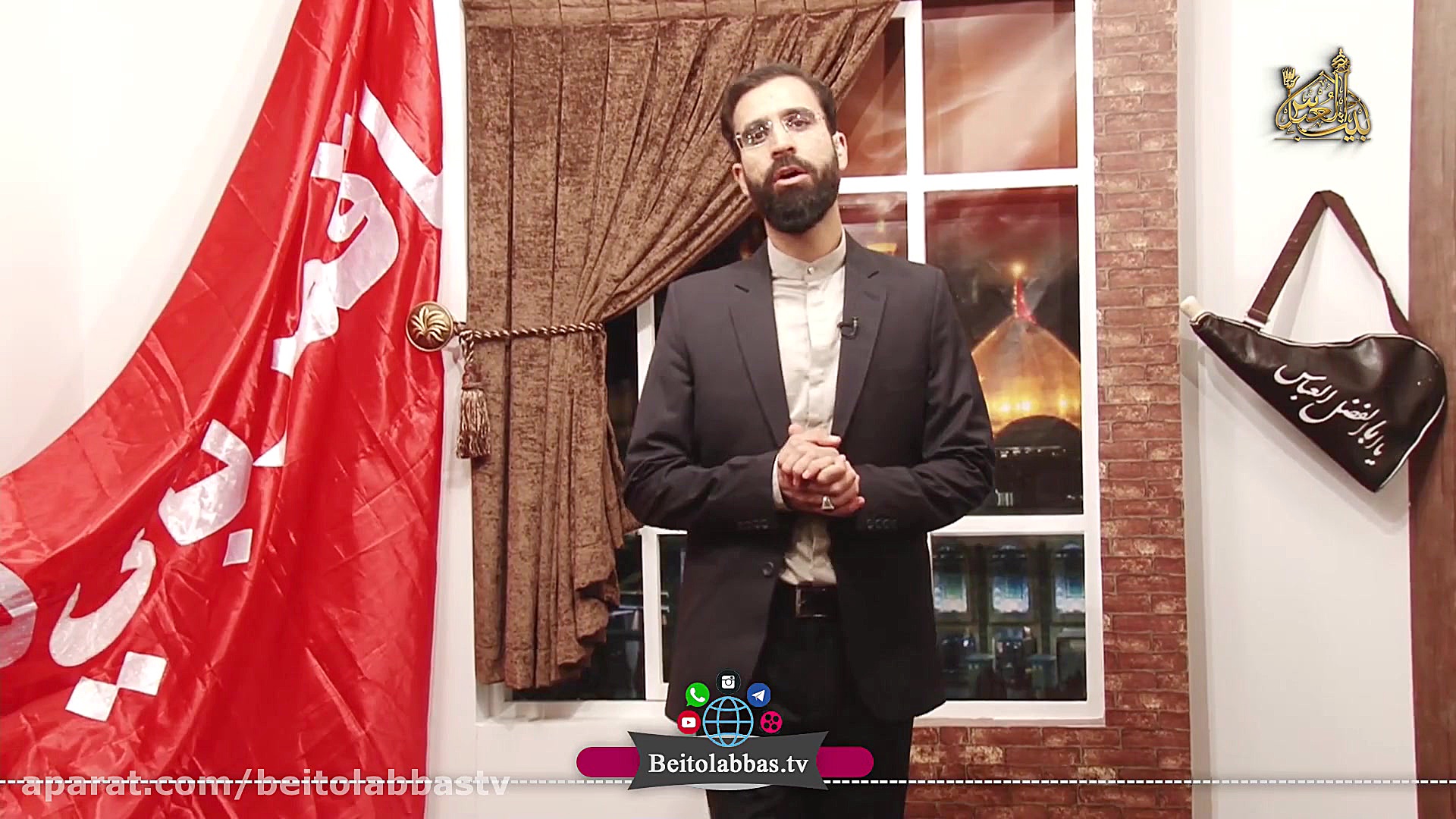 قرعه کشی پرچم گنبد حضرت عباس ع...