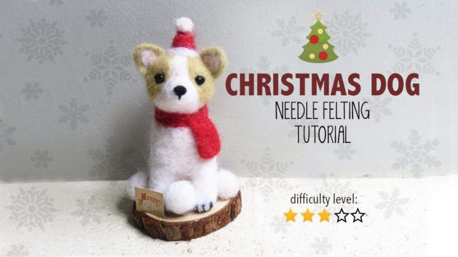 ساخت عروسک سگ کریسمس هنر کچه