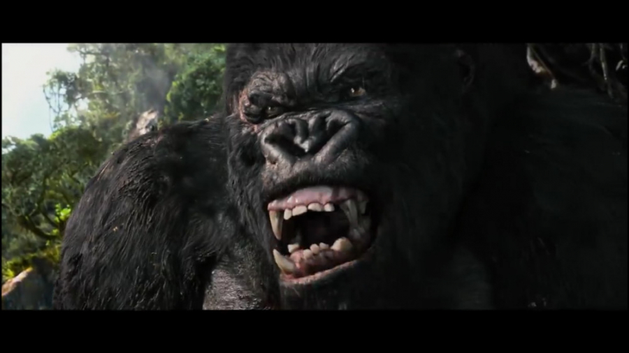 سکانس : نبرد کینگ کونگ و تی رک...