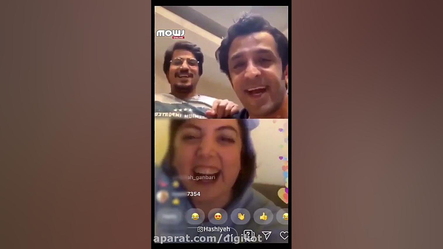 لایو جنجالی مجید یاسر و حسین س...