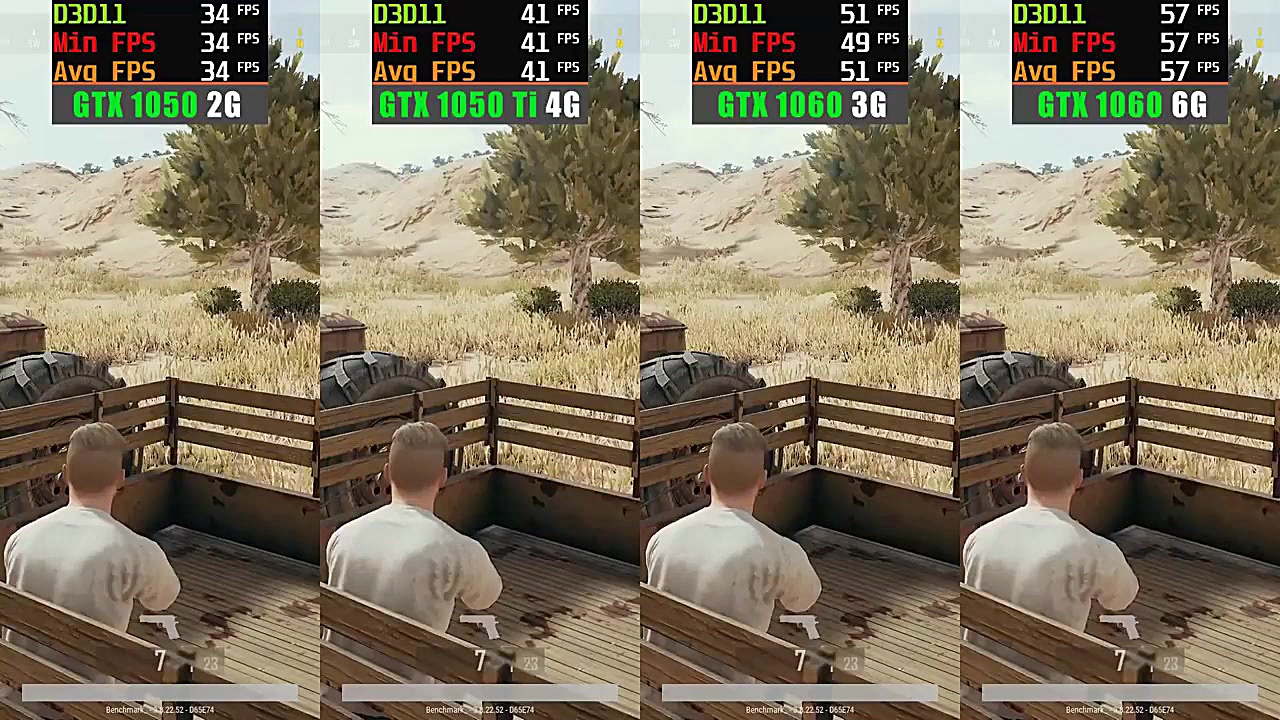 GTX 1050 vs 1050 Ti vs 1060 3G...