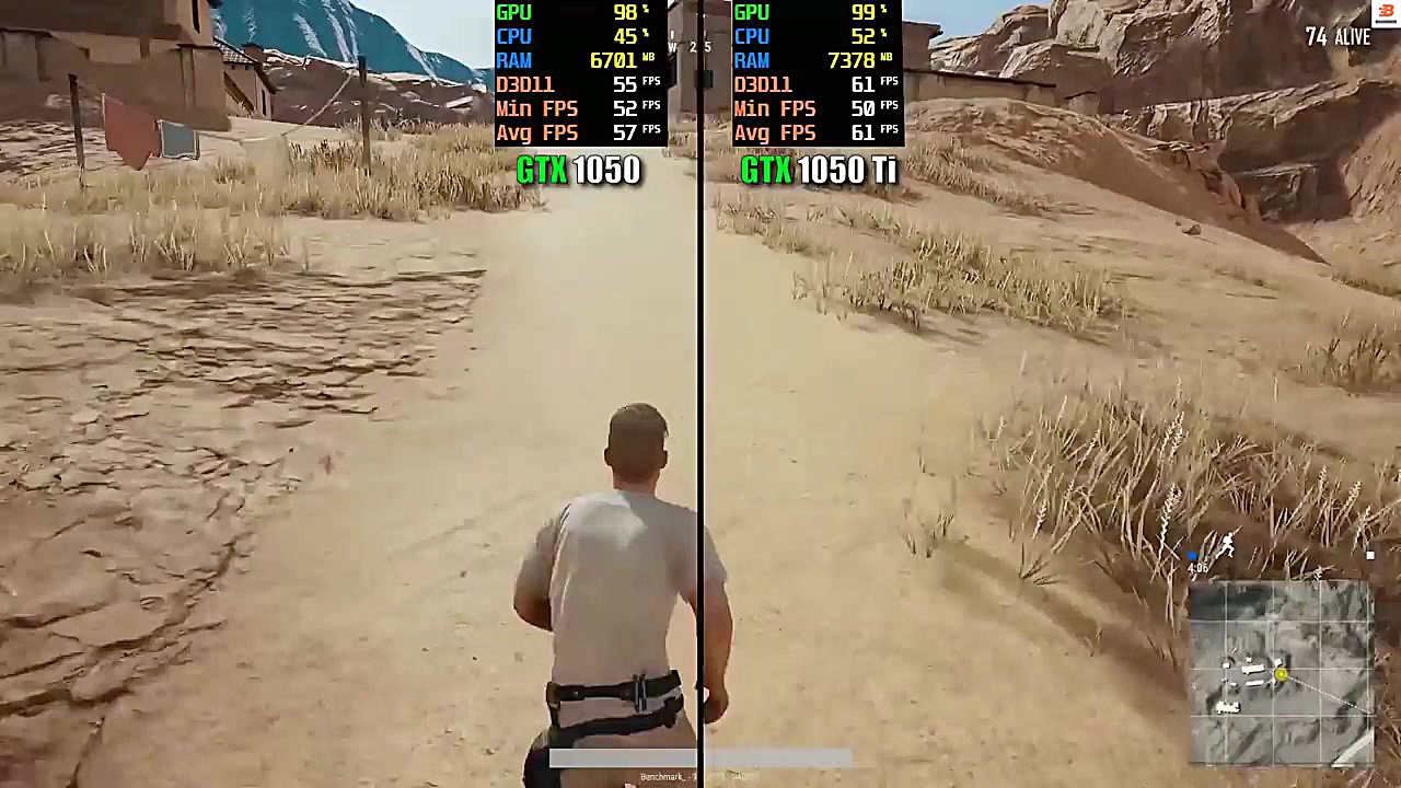 GTX 1050 vs GTX1050 ti | Ryzen...