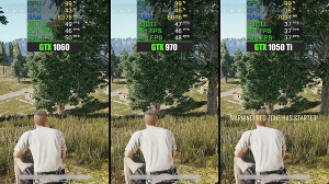 PUBG GTX 1050 Ti vs GTX 970 vs...