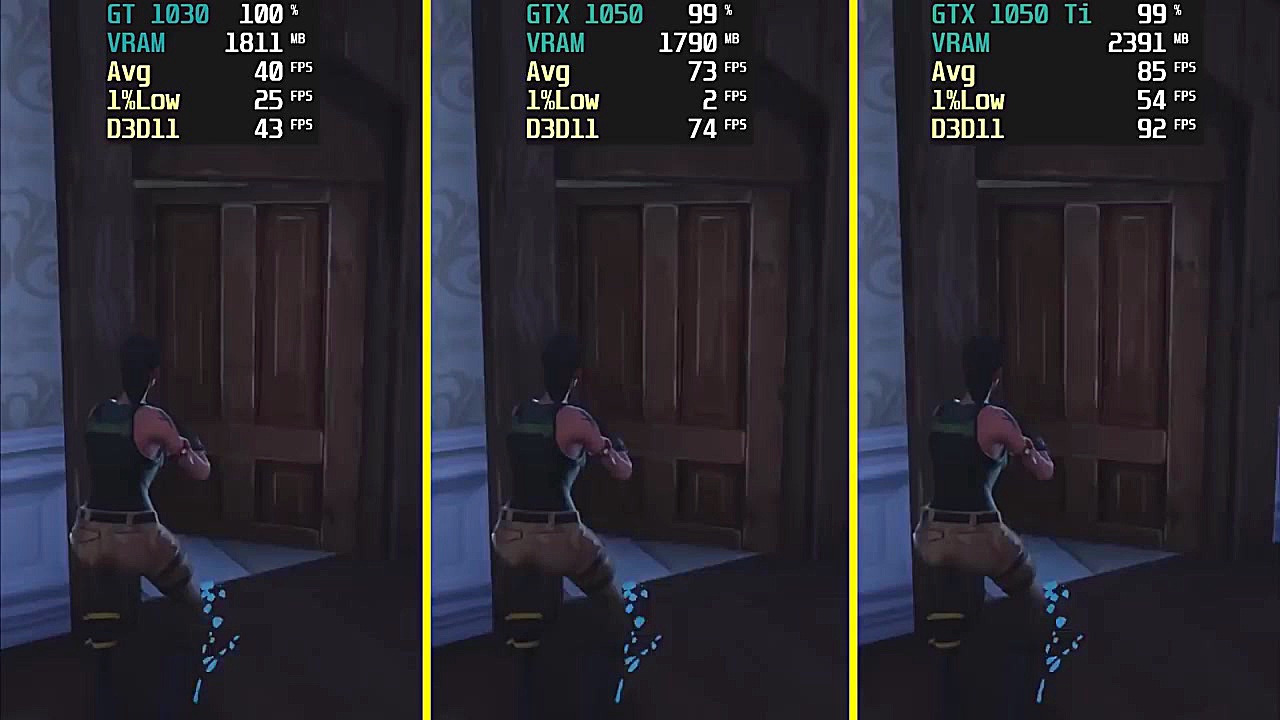 GT 1030 vs GTX 1050 vs GTX 105...