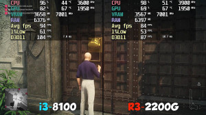 Ryzen 3 2200G vs i3 8100 | RTX...