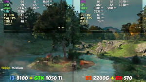 i3 8100  GTX 1050 Ti vs Ryzen...