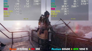 Ryzen 3 2200G  RX 570. vs Pent...