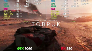 RX 580 vs. GTX 1060, (Latest D...