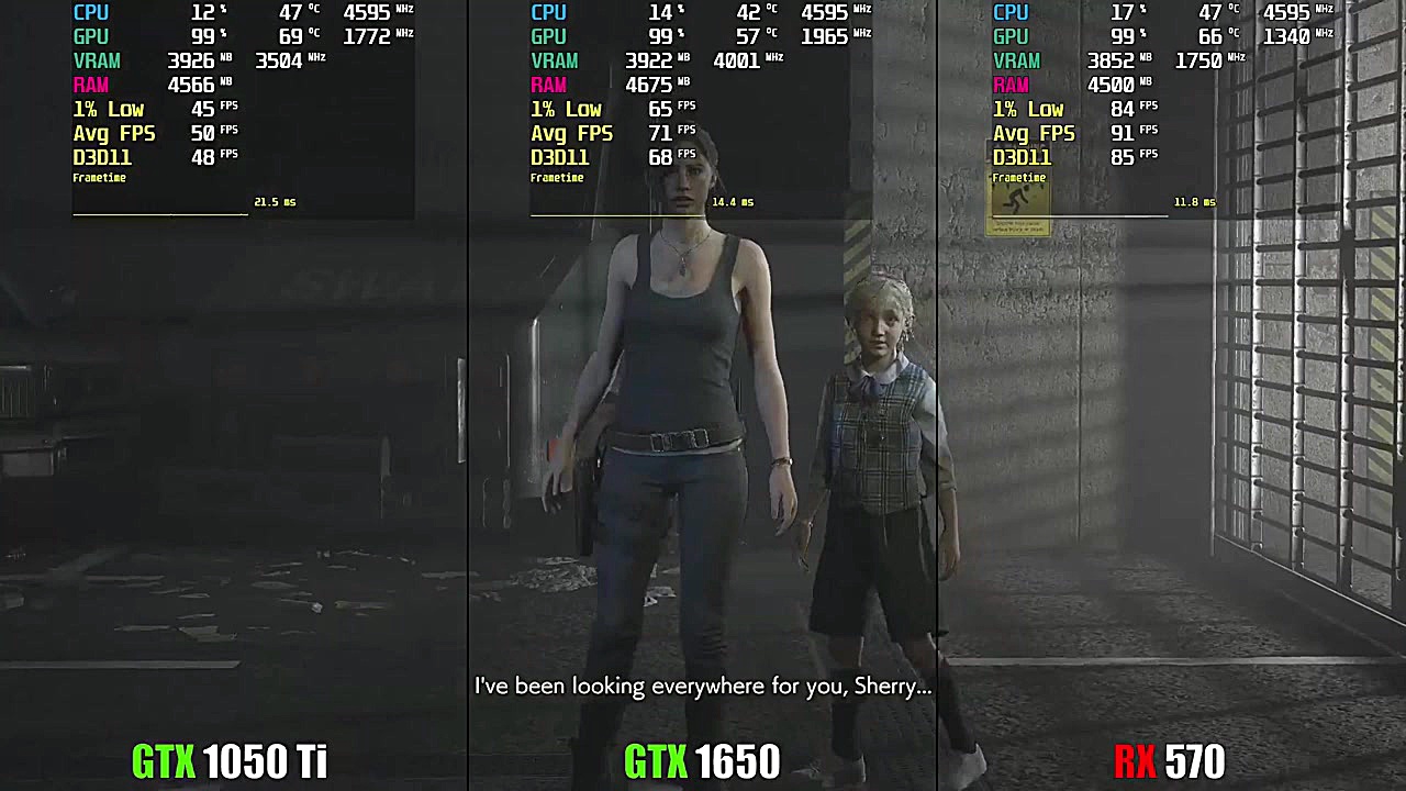 GTX 1050 Ti vs. GTX 1650 vs. R...