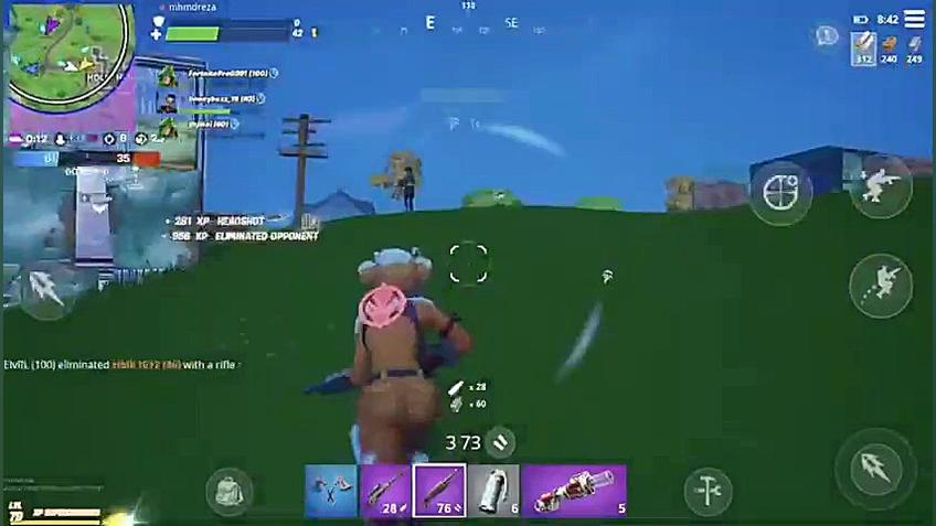 فورتنایت بازی با ممد فورتی | P...