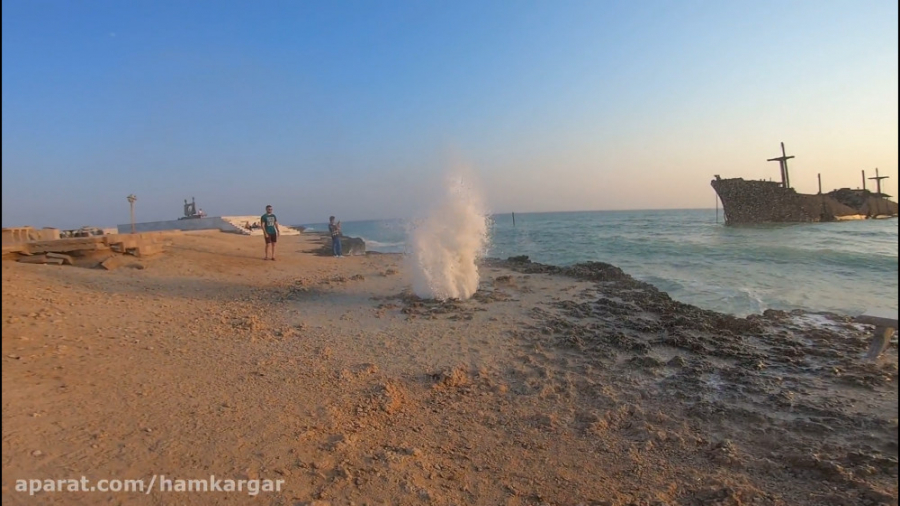 ساحل کشتی یونانی کیش گوپرو Gop...