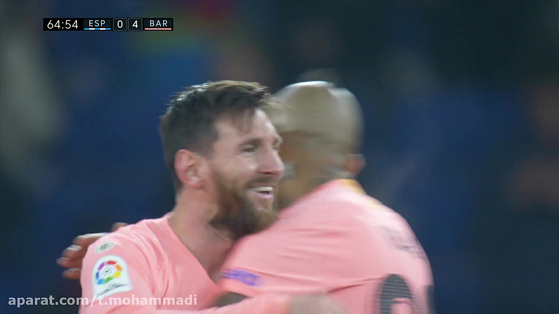 گل زیبای مسی به اسپانیول HD