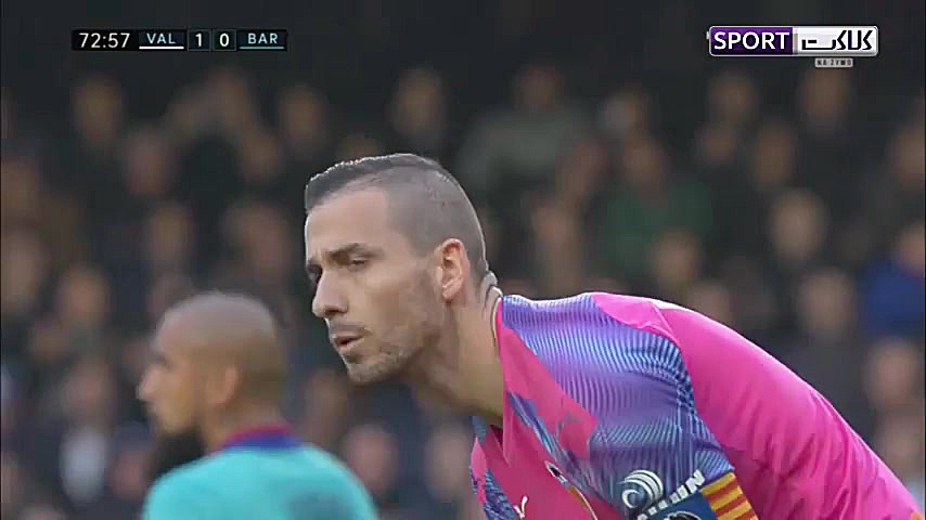 خلاصه بازی والنسیا 2 0 بارسلون...