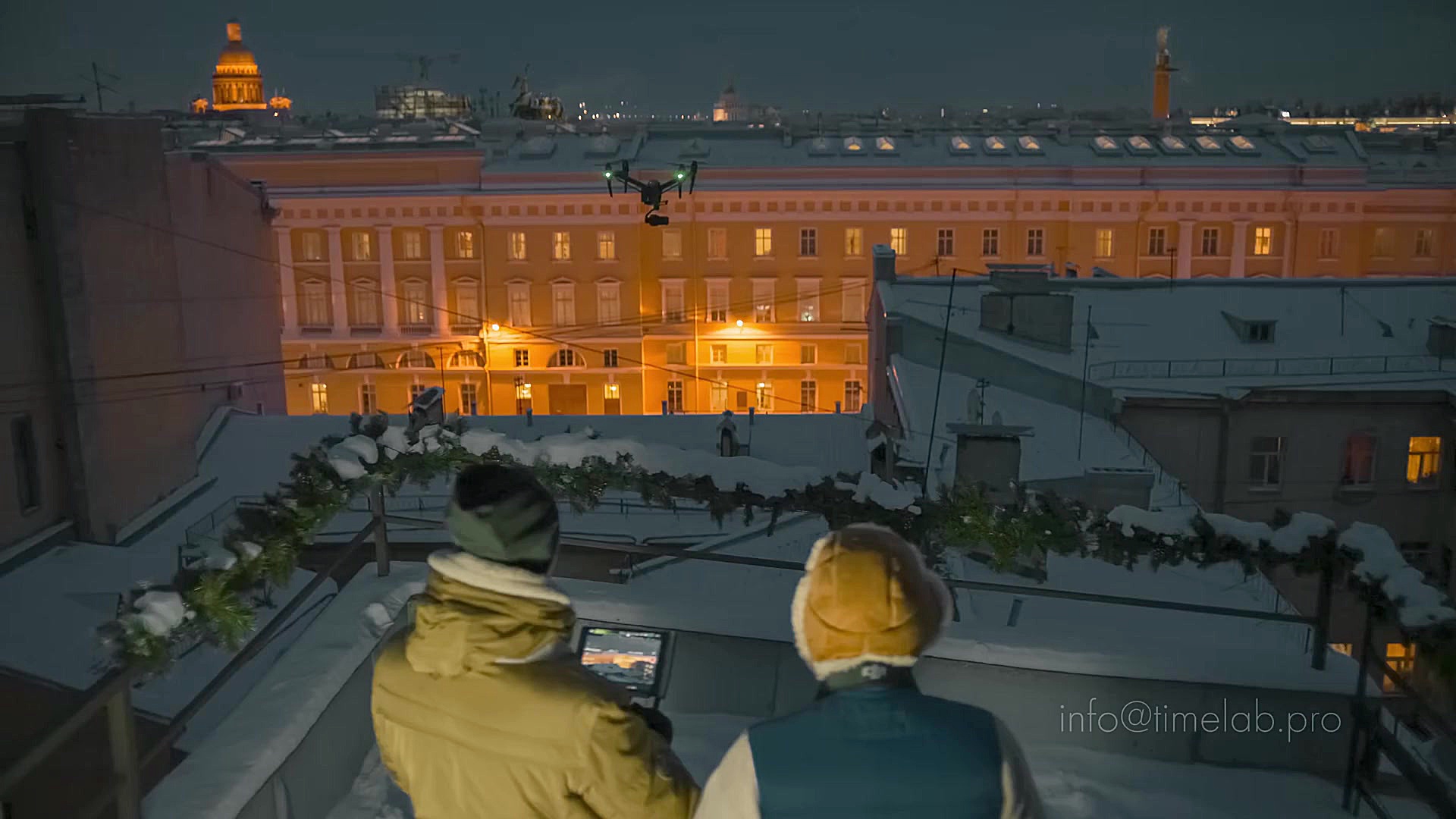 زمستان سرد سن پترزبورگ