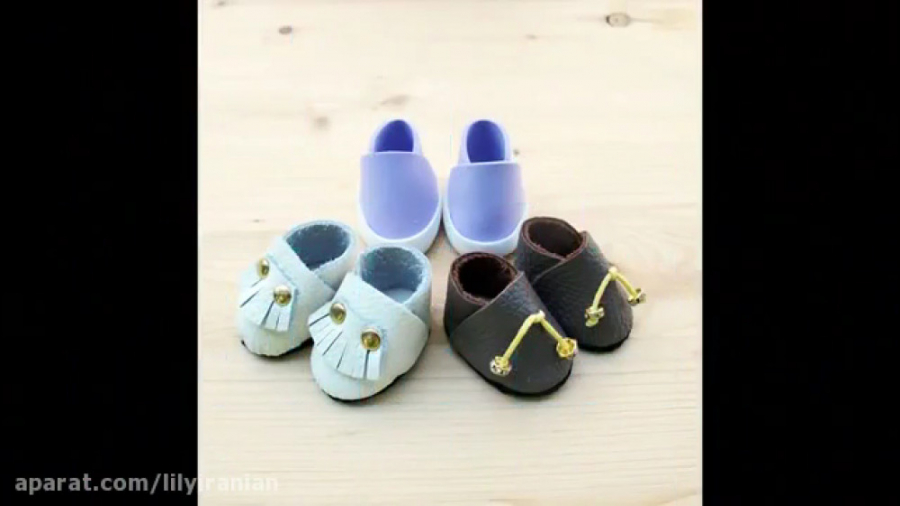 آموزش ساخت کفش برای عروسک روسی