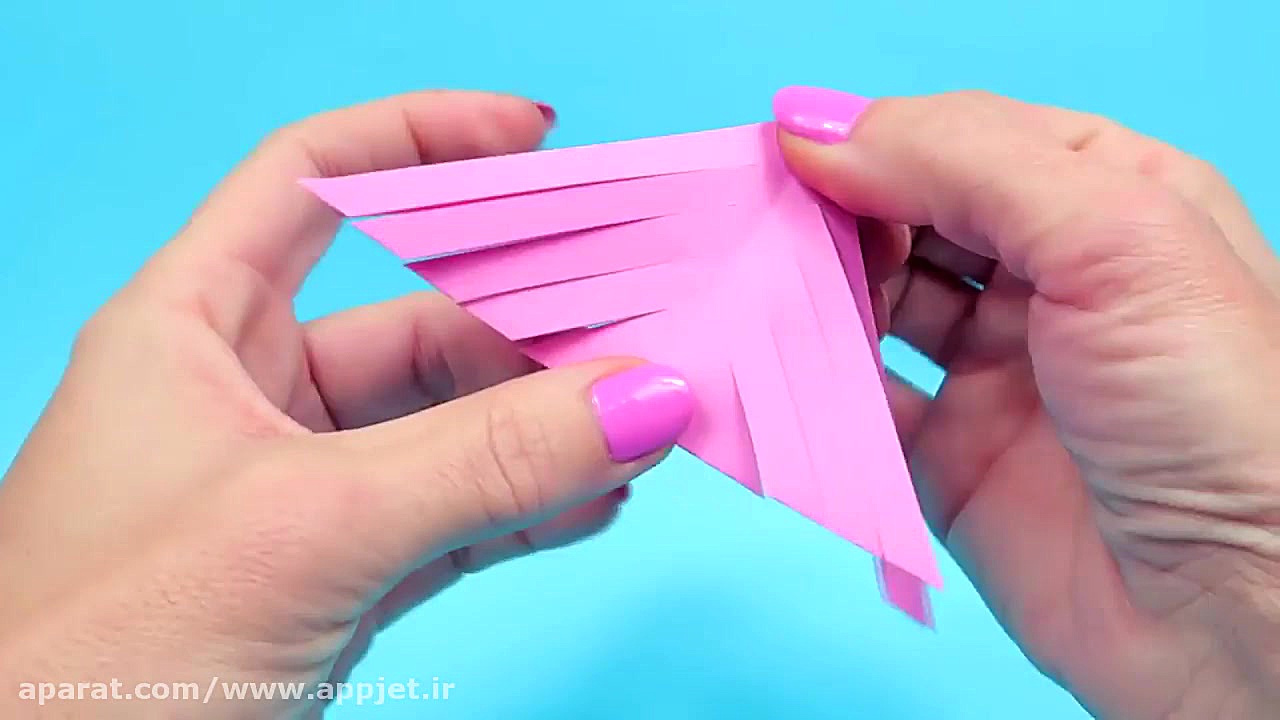 5 ترفند کاردستی با کاغذ رنگی
