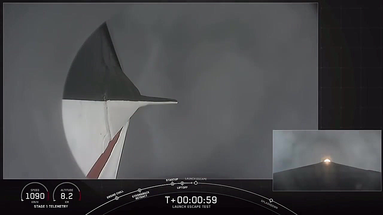 آزمایش فضاپیمای غول پیکر Space...