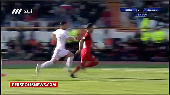 گل اول پرسپولیس به تراکتور توس...