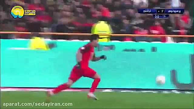 گل دوم پرسپولیس به تراکتور